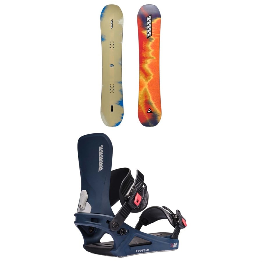 K2 Manifest Snowboard + Program Snowboard Bindings 2025