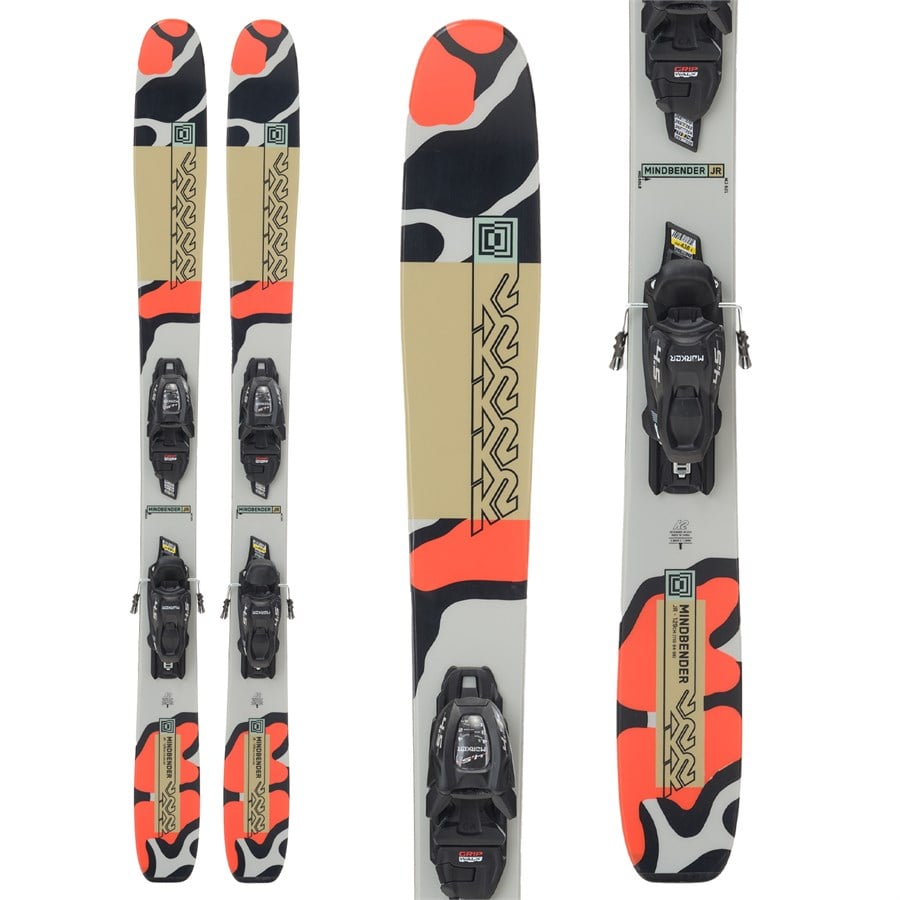 K2 Mindbender Jr Skis + FDT 7.0 Bindings - Kids' 2024 - Used