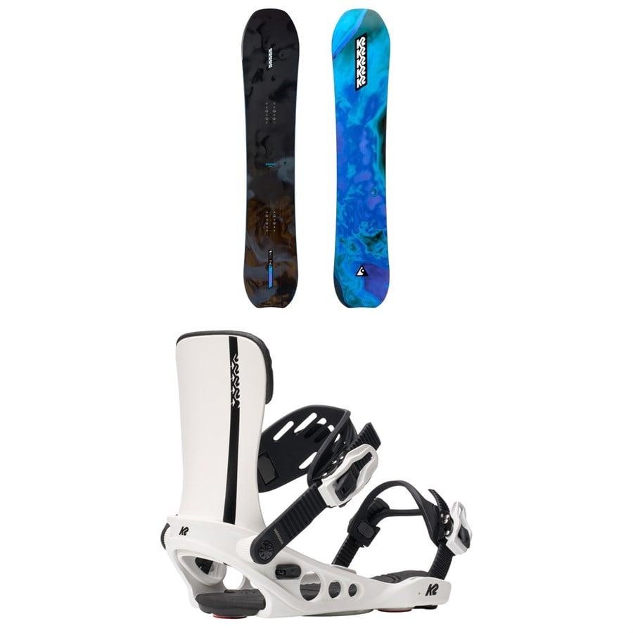 K2 Passport Snowboard + Meridian Snowboard Bindings - Women's 2026