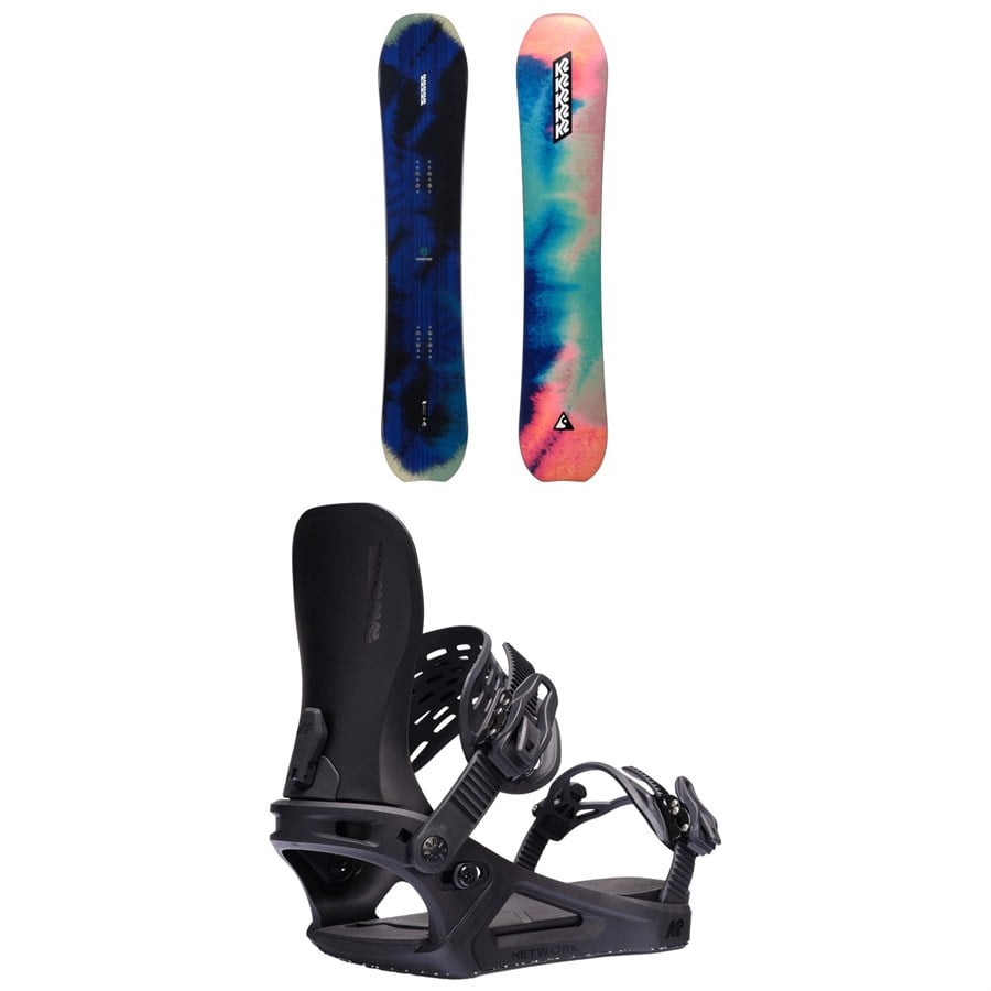 K2 Passport Snowboard + Network Snowboard Bindings - Women's 2025