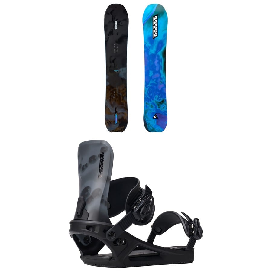 K2 Passport Snowboard + Program Snowboard Bindings 2026