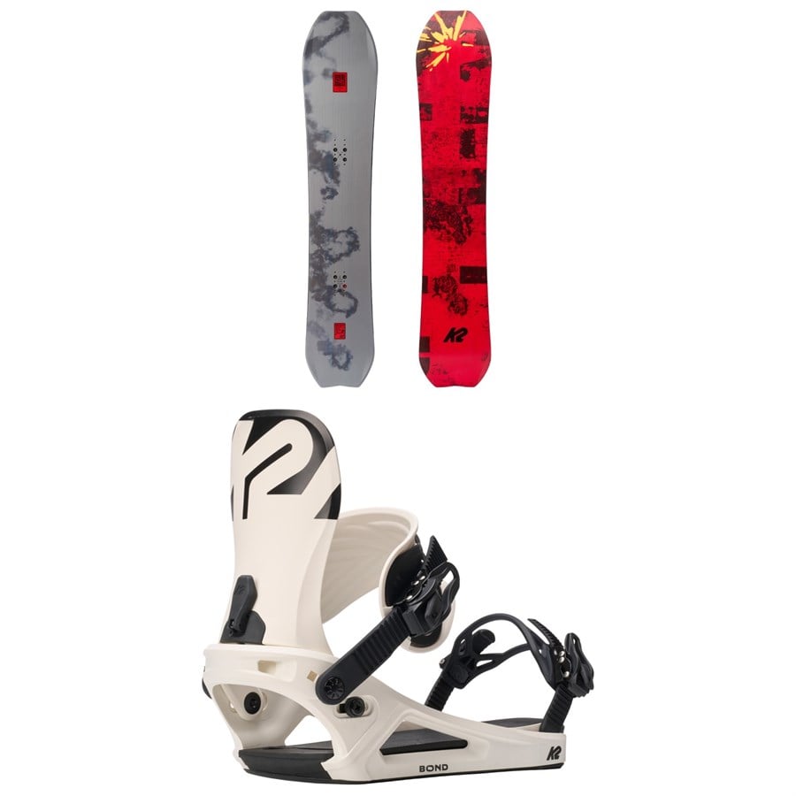 K2 Sky Pilot Snowboard + Bond Snowboard Bindings 2026