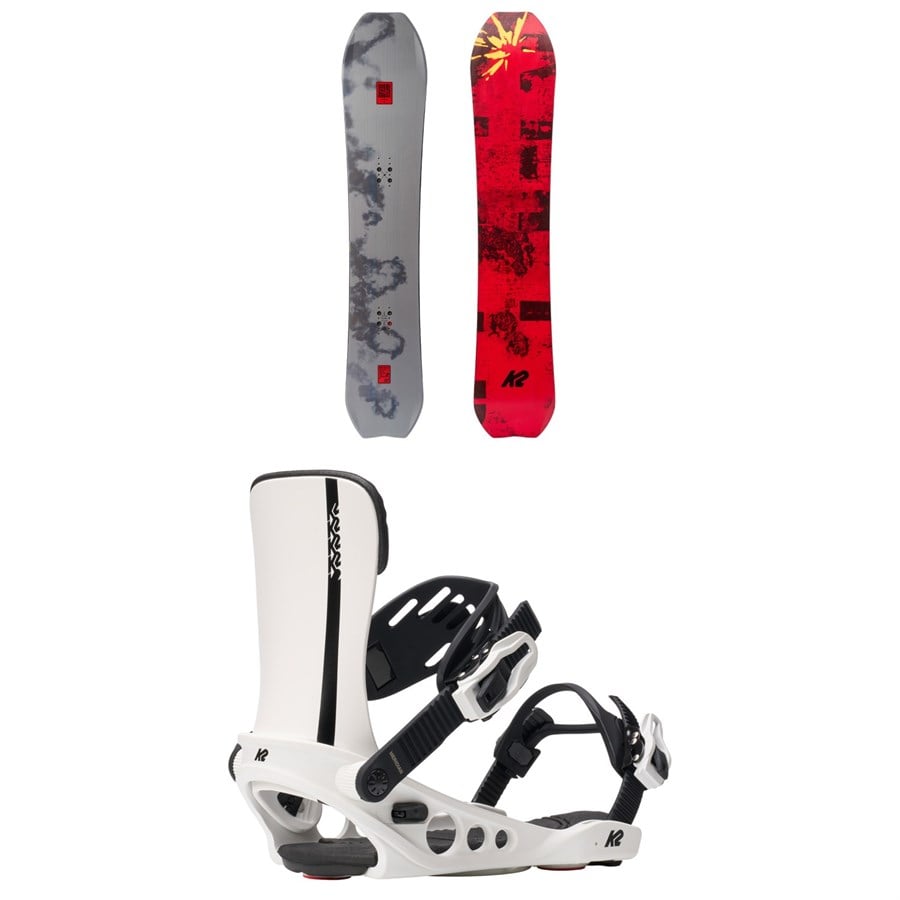 K2 Sky Pilot Snowboard + Meridian Snowboard Bindings - Women's 2026