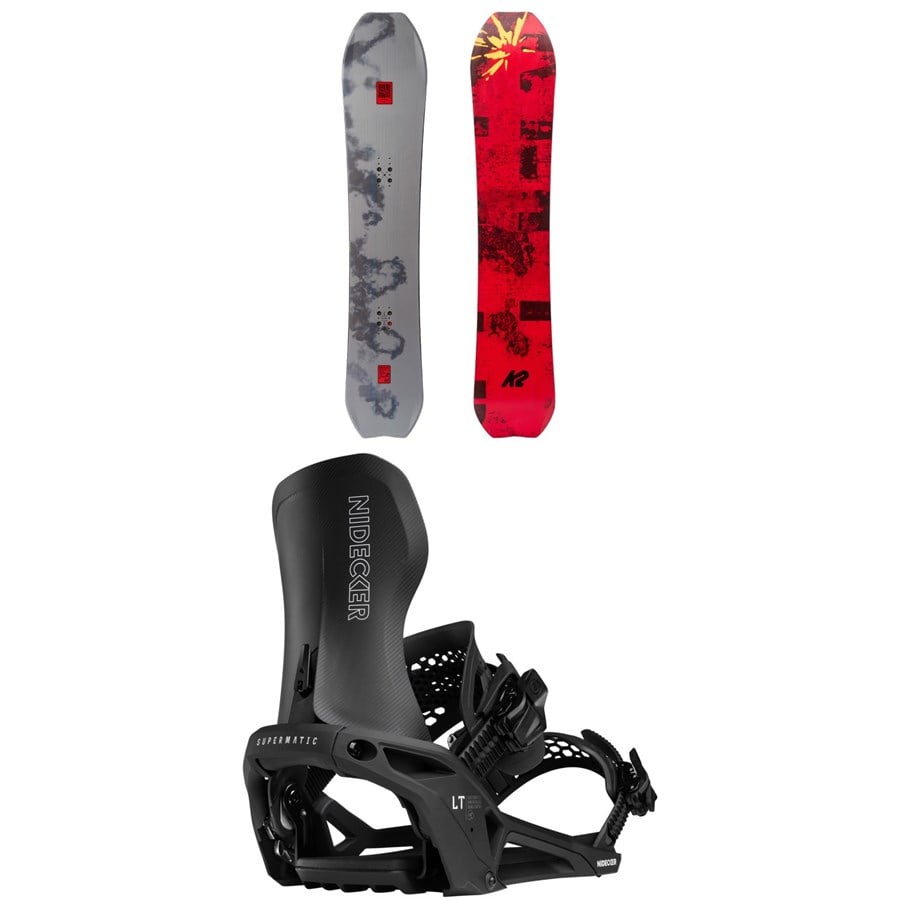 K2 Sky Pilot Snowboard + Nidecker LT Supermatic Snowboard Bindings 2026