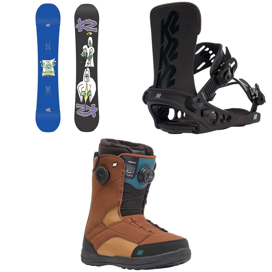 K2 Spellcaster LTD Snowboard + Meridian Snowboard Bindings + Kinsley Snowboard Boots - Women's 2025