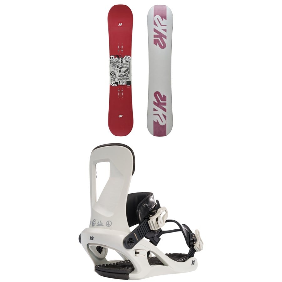 K2 Spellcaster Snowboard + Bedford Snowboard Bindings - Women's