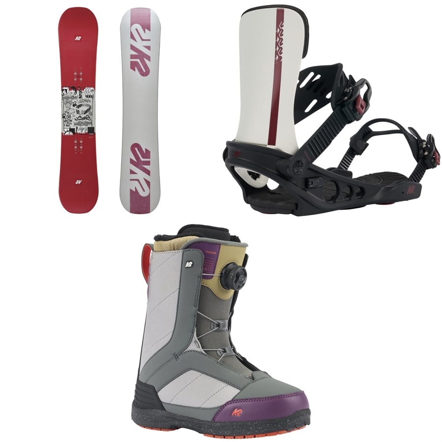K2 Spellcaster Snowboard + Meridian Snowboard Bindings + Haven Snowboard Boots - Women's