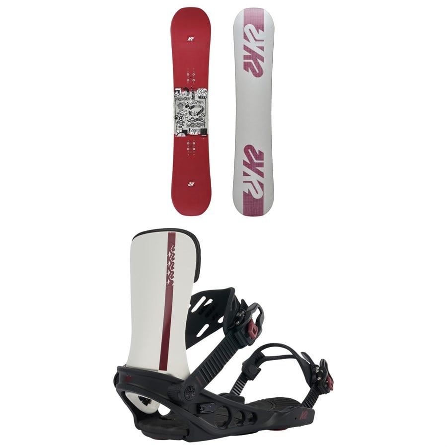 K2 Spellcaster Snowboard + Meridian Snowboard Bindings - Women's 2025