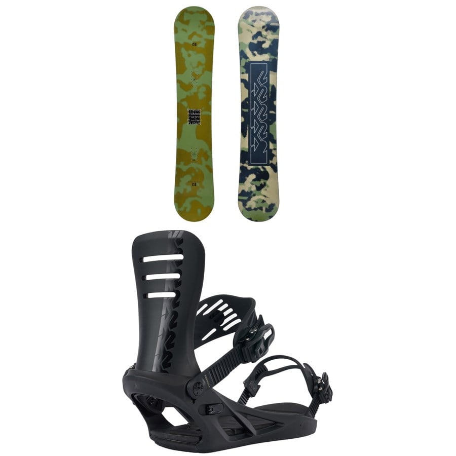 K2 Standard Snowboard + Formula Snowboard Bindings 2025