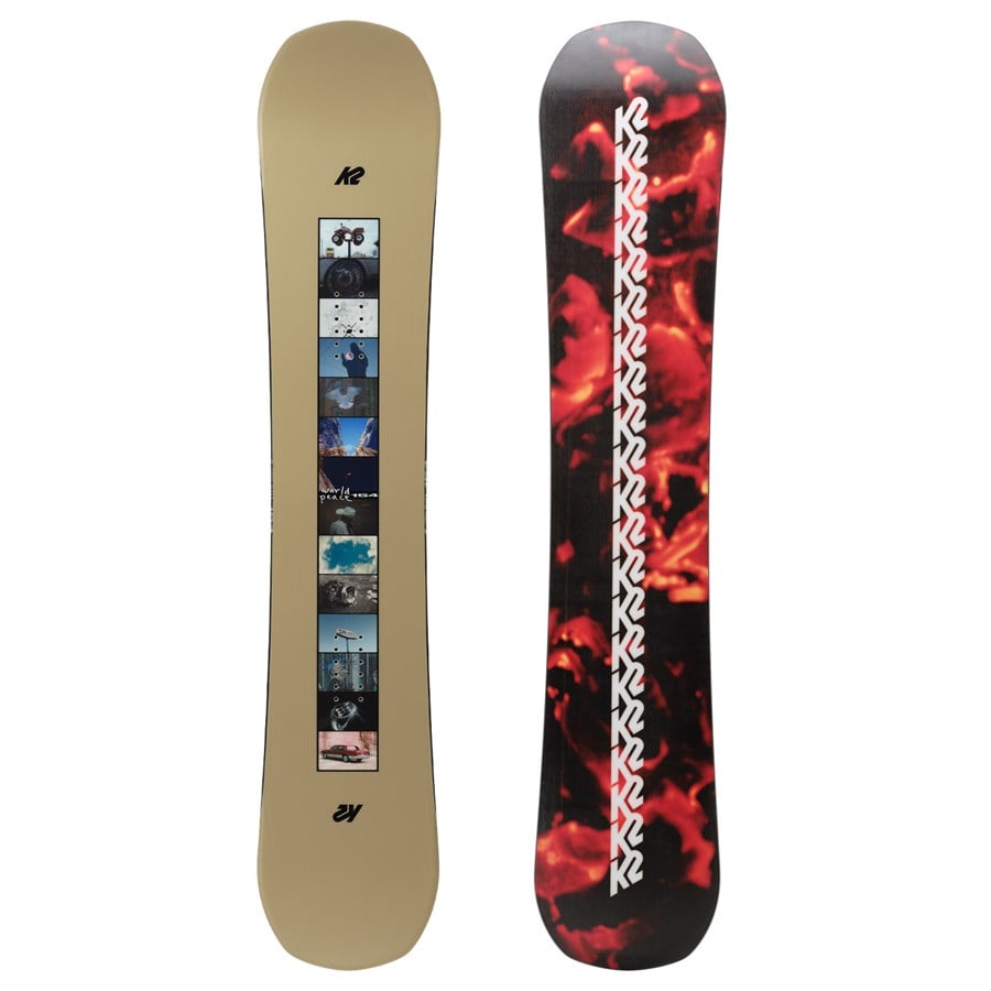 K2 World Peace Snowboard + Bond Snowboard Bindings 2025