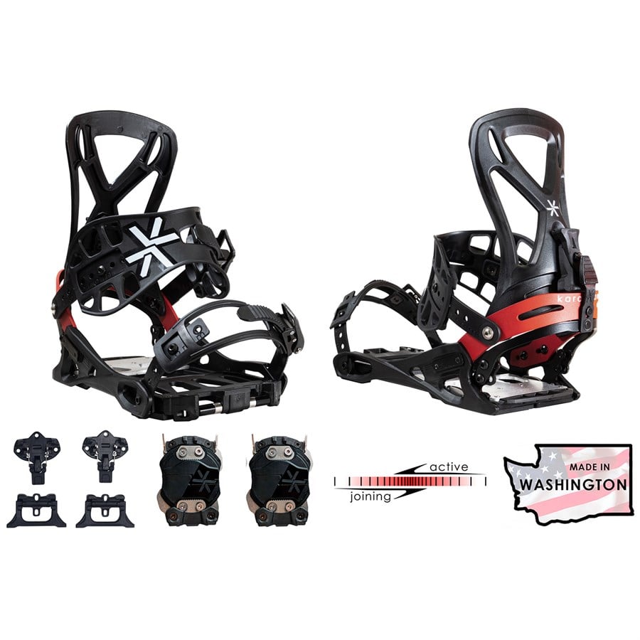 Karakoram Grizzly + Split Interface Splitboard Bindings
