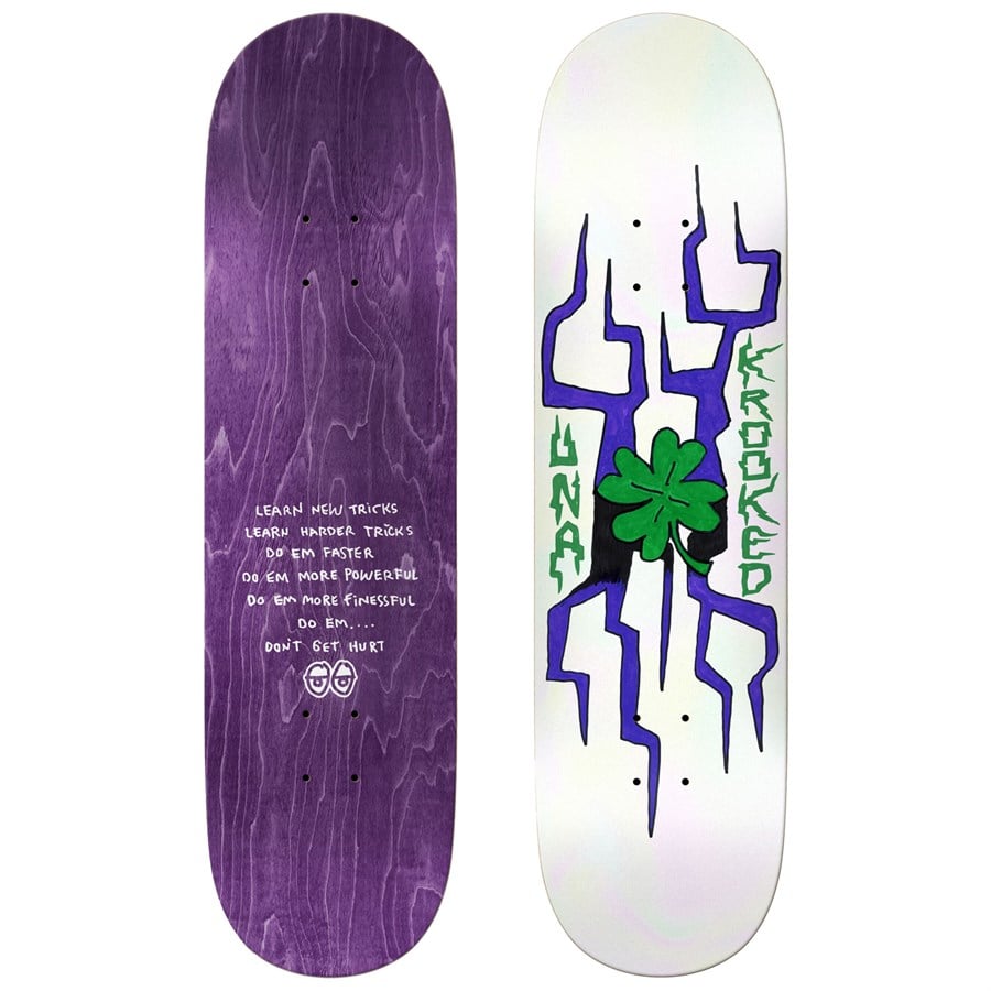 Krooked Una Lightning Clover 8.28 Skateboard Deck