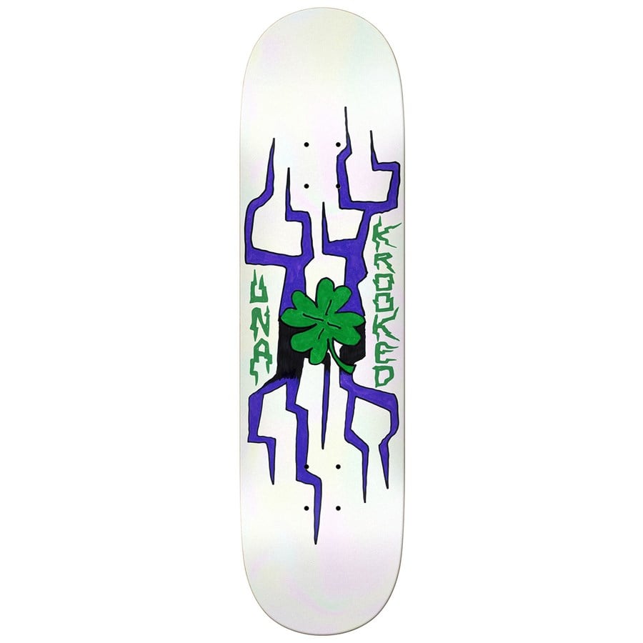 Krooked Una Lightning Clover 8.28 Skateboard Deck
