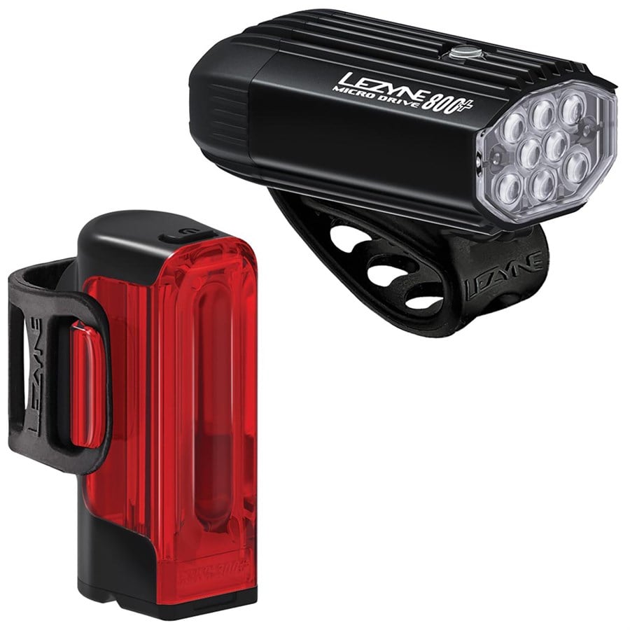 Lezyne Micro Drive 800+ / Strip Drive 300+ Bike Light Set