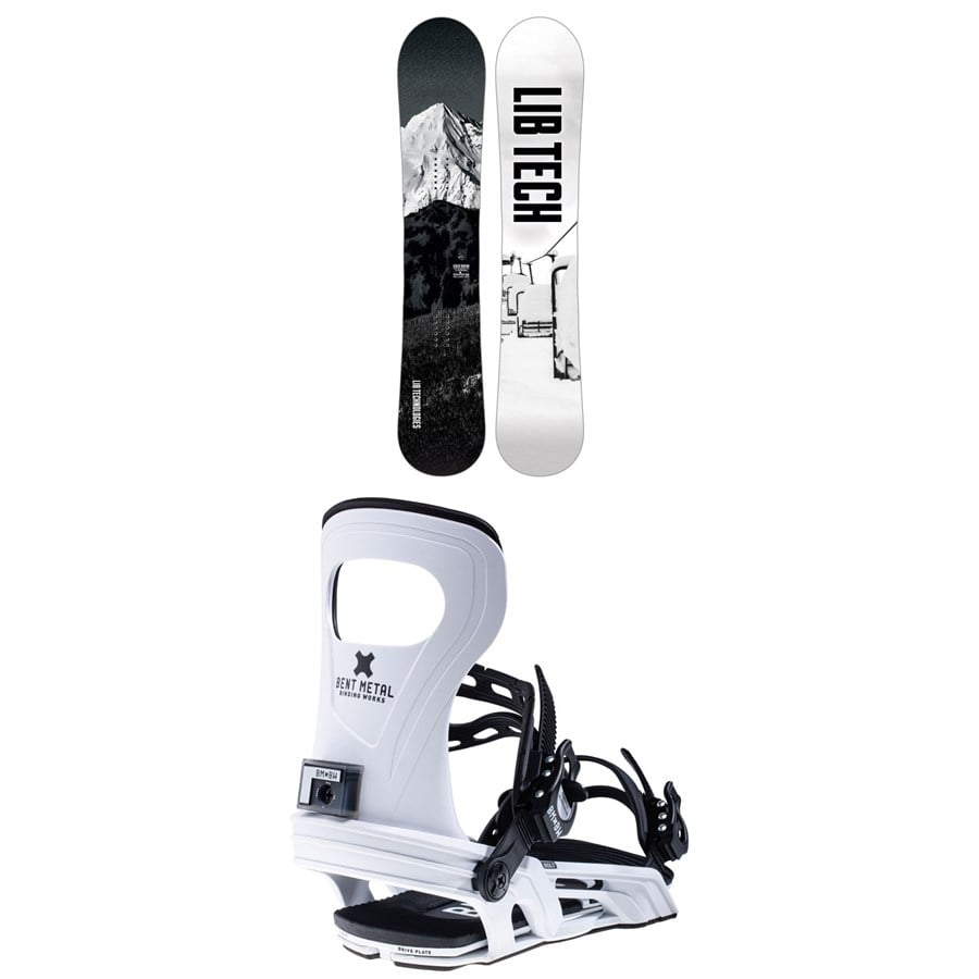 Lib Tech Cold Brew C2 Snowboard + Bent Metal Bolt Snowboard Bindings 2026