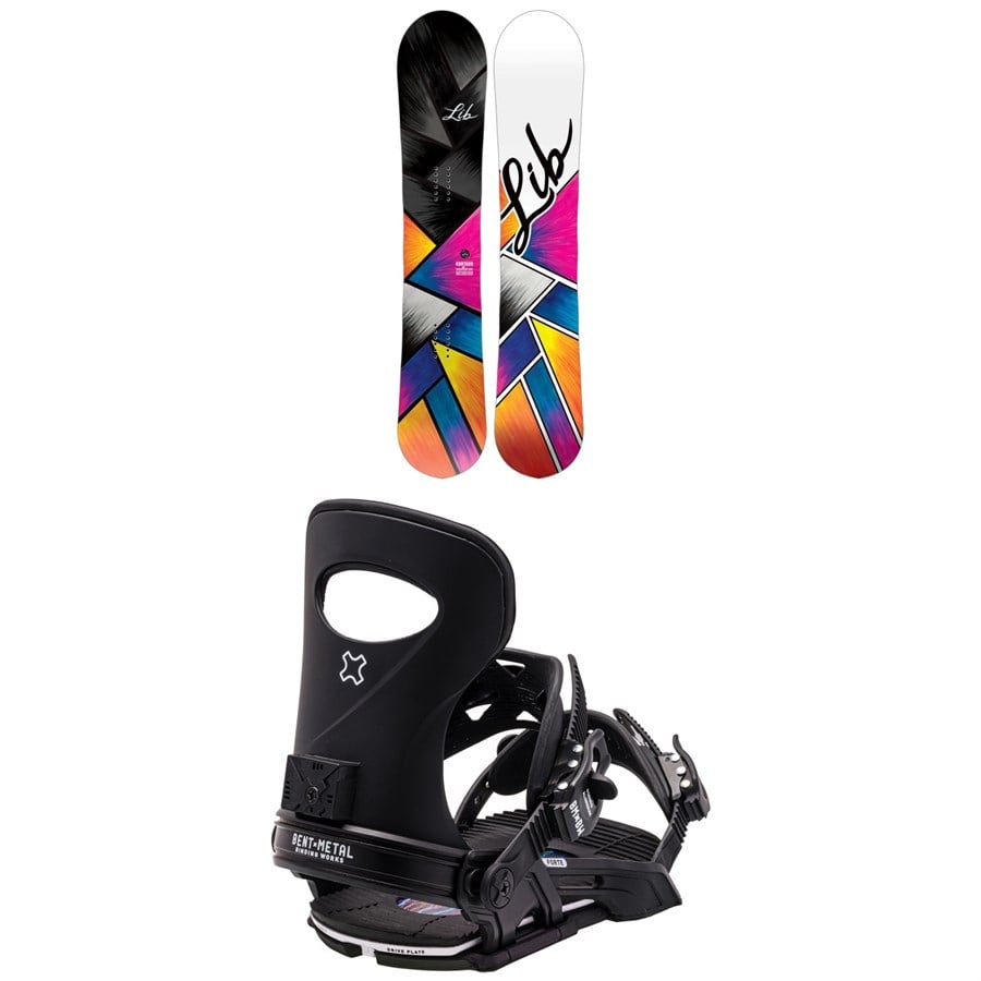 Lib Tech Cortado C2 Snowboard + Bent Metal Forte Snowboard Bindings - Women's 2024