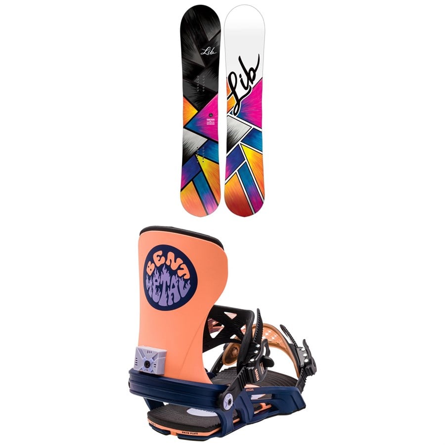 Lib Tech Cortado C2 Snowboard + Bent Metal Stylist Snowboard Bindings - Women's 2024