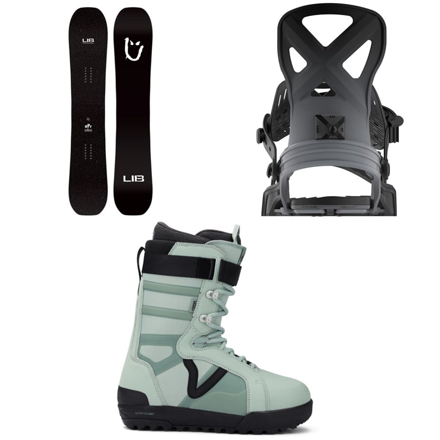 Lib Tech dPr C3 Snowboard + Bent Metal Anvil Snowboard Bindings + Vans Hi-Standard Pro Snowboard Boots 2026