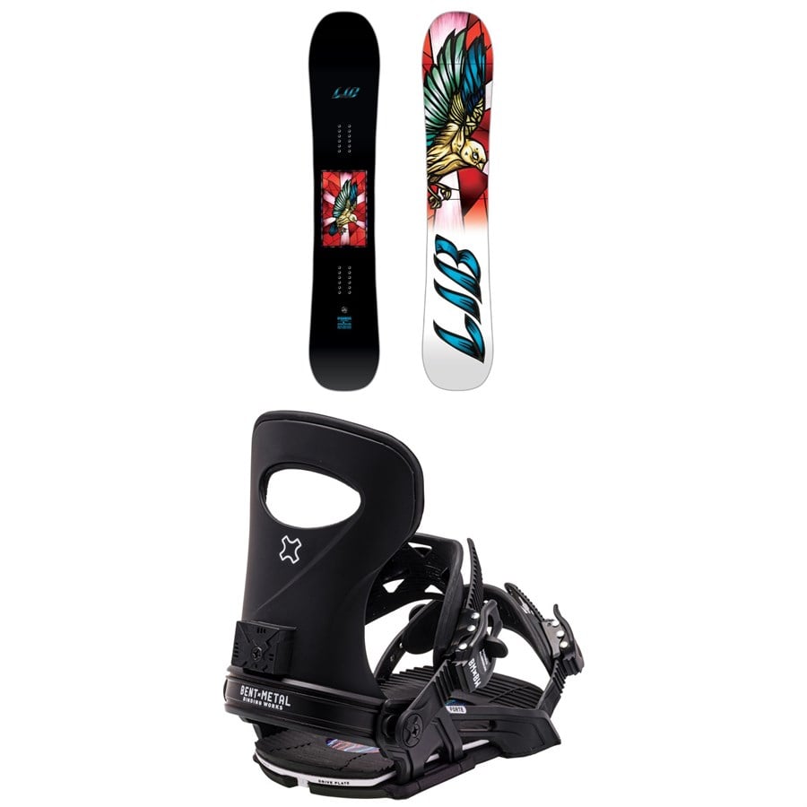 Lib Tech Dynamiss C3 Snowboard + Bent Metal Forte Snowboard Bindings - Women's