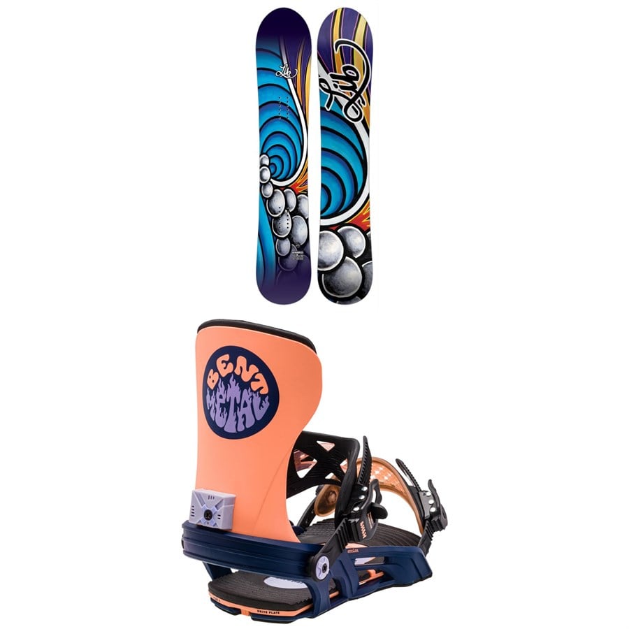 Lib Tech Dynamiss C3 Snowboard + Bent Metal Stylist Snowboard Bindings - Women's 2024