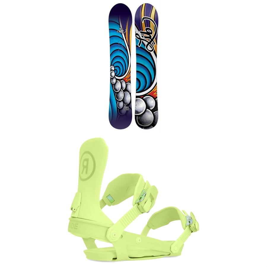 Lib Tech Dynamiss C3 Snowboard + Ride AL-6 Snowboard Bindings - Women's 2024