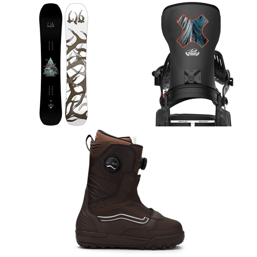 Lib Tech EJack Knife C3 Snowboard + Bent Metal Transfer Snowboard Bindings + Vans Verse Snowboard Boots 2026