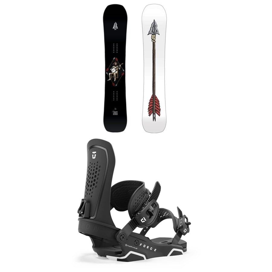 Lib Tech EJack Knife C3 Snowboard + Union Force Snowboard Bindings 2025