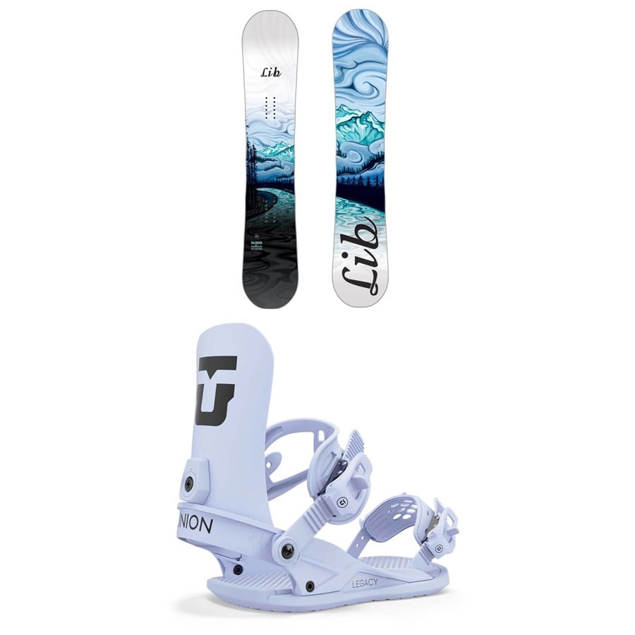 Lib Tech Glider BTX Snowboard + Union Legacy Snowboard Bindings - Women's 2025