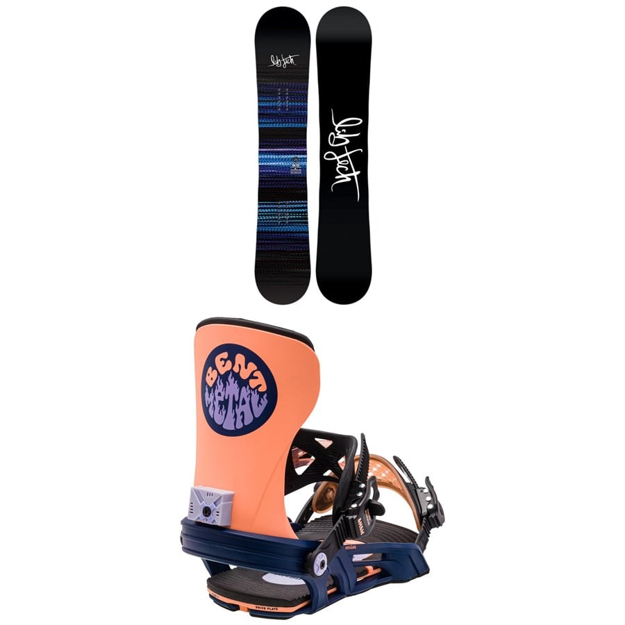 Lib Tech No. 43 C2X Snowboard + Bent Metal Stylist Snowboard Bindings - Women's 2024