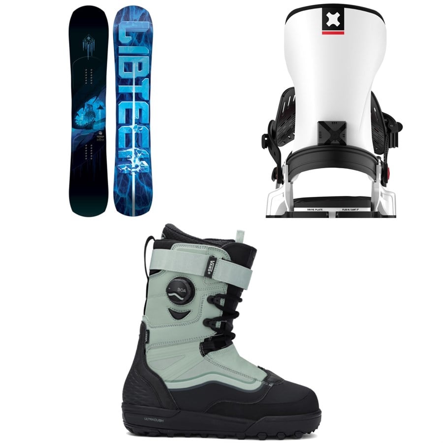 Lib Tech Rasman C2X Snowboard + Bent Metal Transfer Snowboard Bindings + Vans Infuse Snowboard Boots 2026