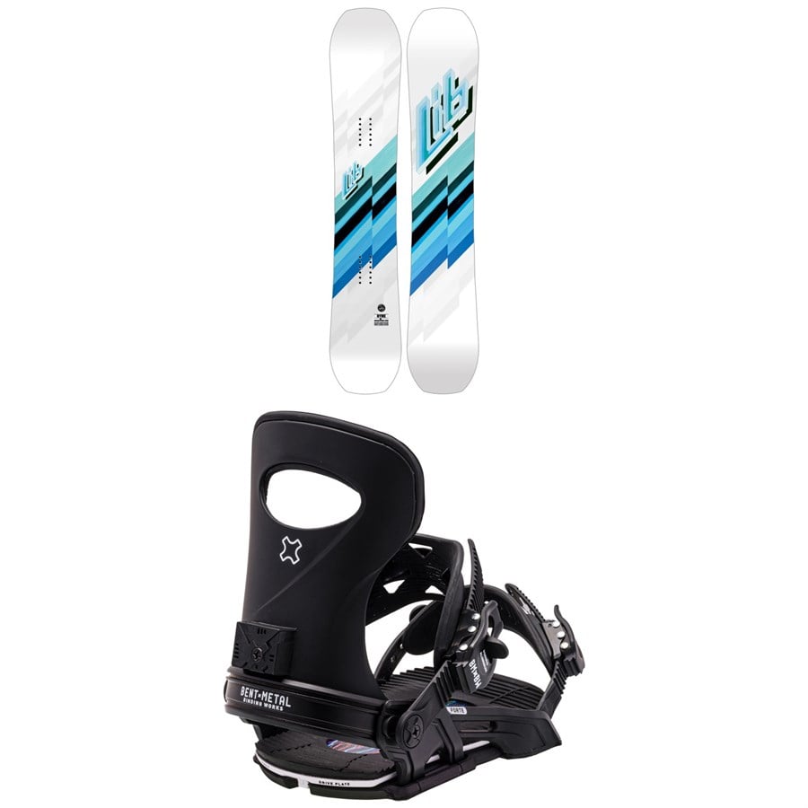 Lib Tech Ryme C3 Snowboard + Bent Metal Forte Snowboard Bindings - Women's 2024