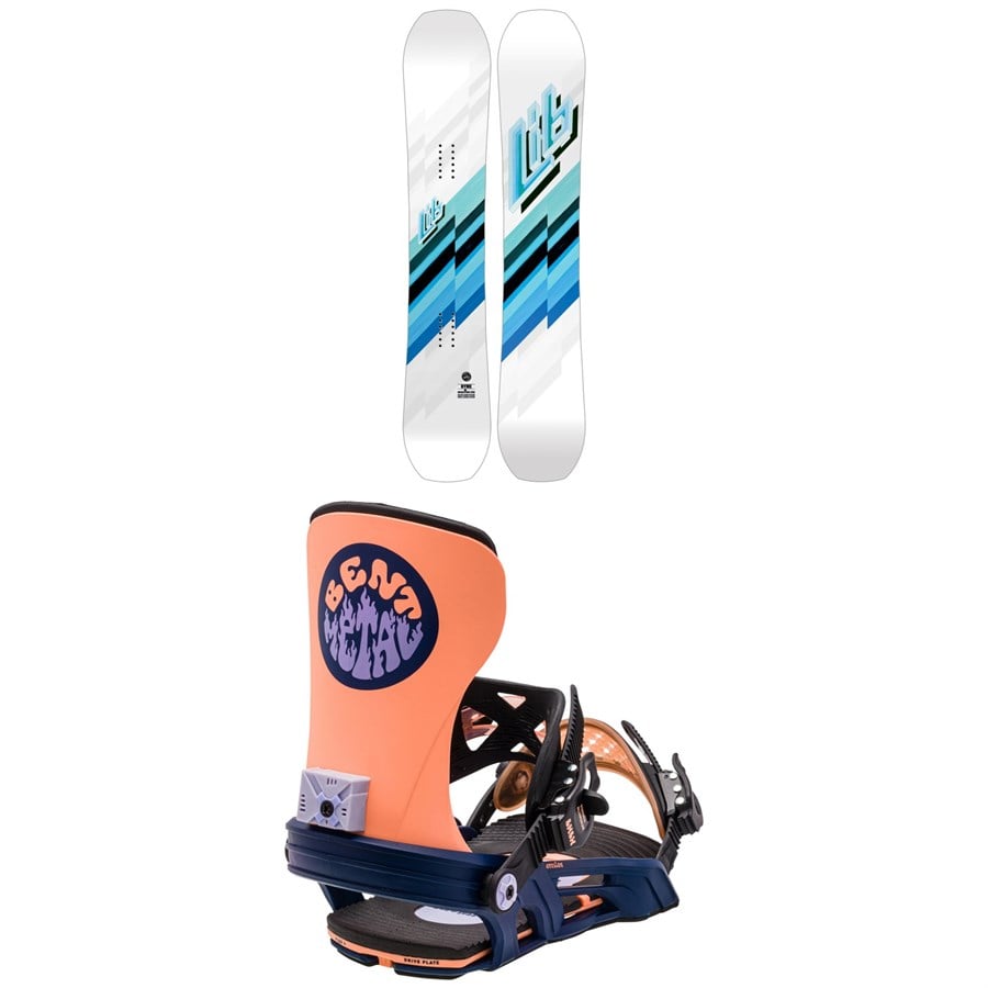 Lib Tech Ryme C3 Snowboard + Bent Metal Stylist Snowboard Bindings - Women's 2024