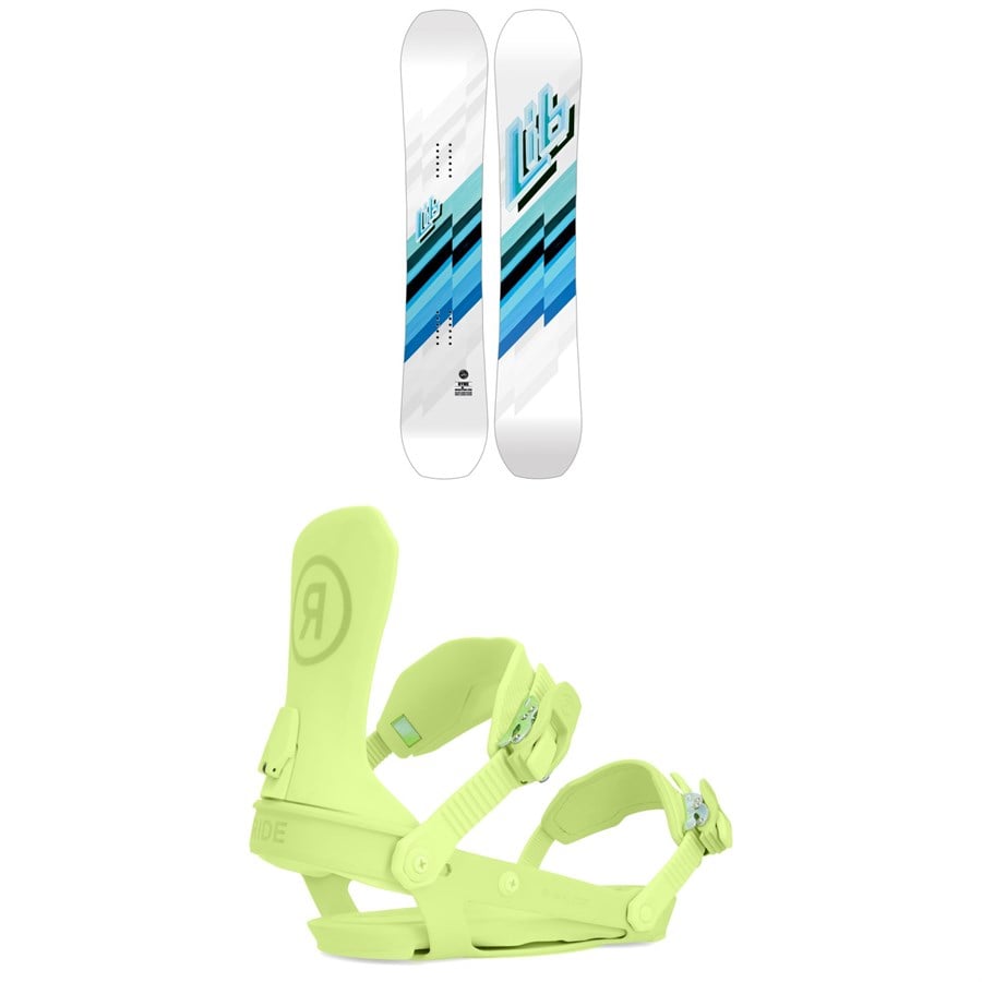 Lib Tech Ryme C3 Snowboard + Ride AL-6 Snowboard Bindings - Women's 2024