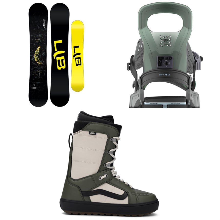 Lib Tech Skate Banana BTX Snowboard + Bent Metal Logic Snowboard Bindings + Vans Hi Standard OG Snowboard Boots 2026