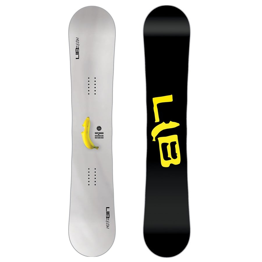 Lib Tech Skate Banana BTX Snowboard + Nidecker Supermatic Snowboard Bindings 2025