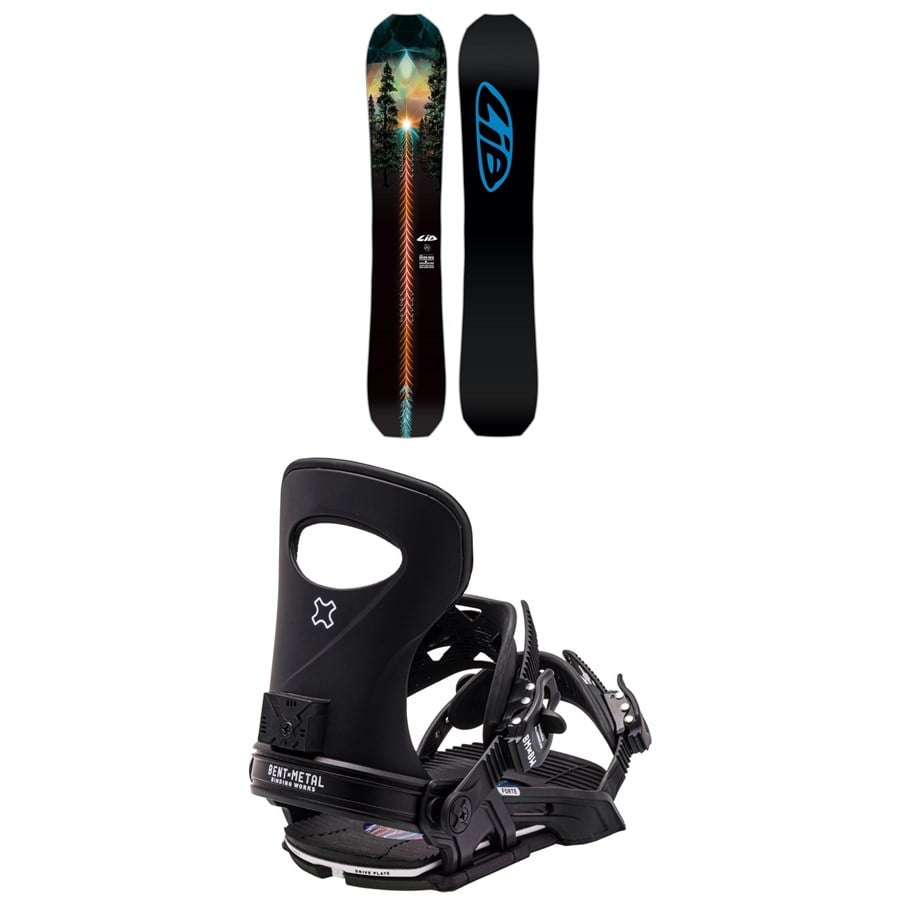 Lib Tech T. Rice Golden Orca Snowboard + Bent Metal Forte Snowboard Bindings - Women's