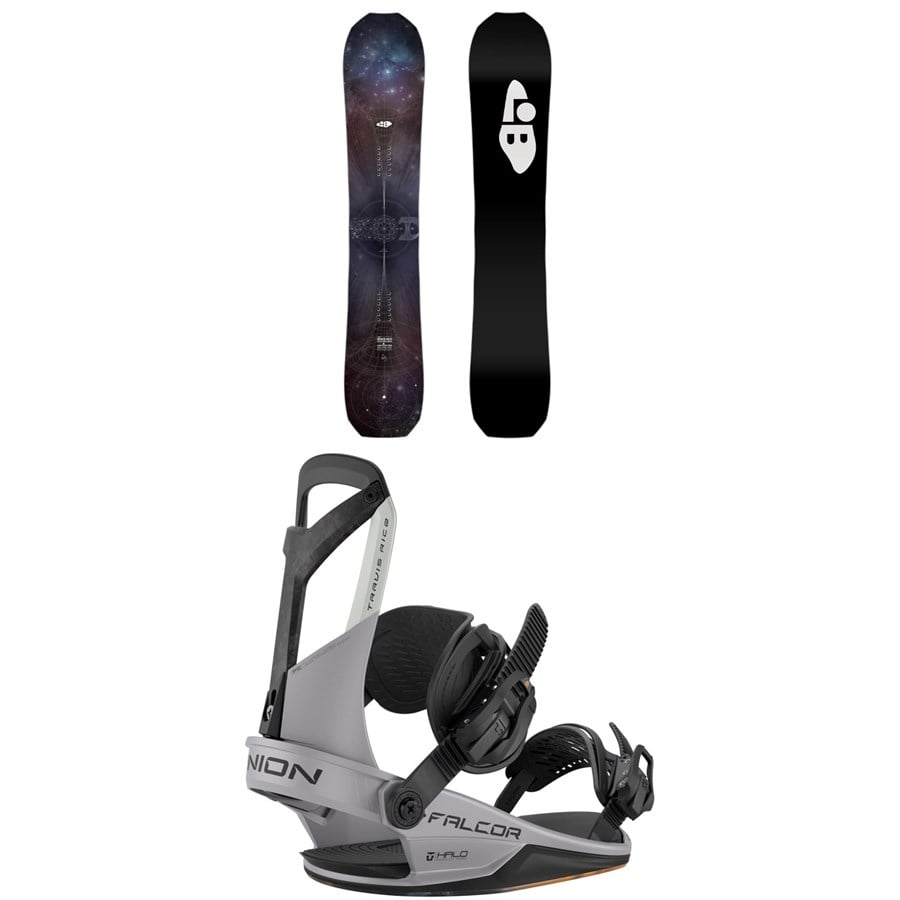 Lib Tech T. Rice Golden Orca Snowboard + Union Falcor Snowboard Bindings 2026