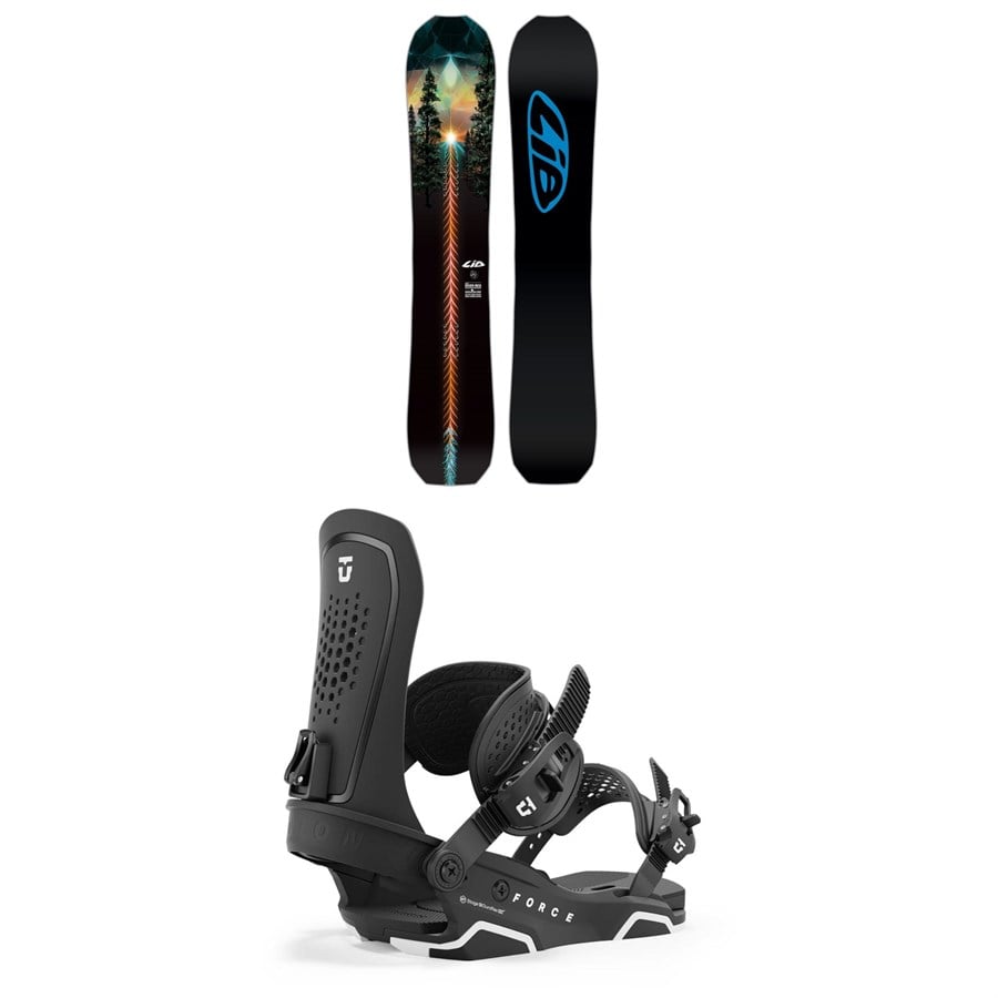 Lib Tech T. Rice Golden Orca Snowboard + Union Force Snowboard Bindings 2025