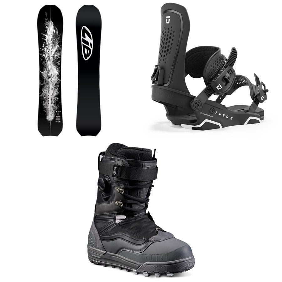 Lib Tech T. Rice Orca Snowboard + Union Force Snowboard Bindings + Vans Infuse Snowboard Boots 2025
