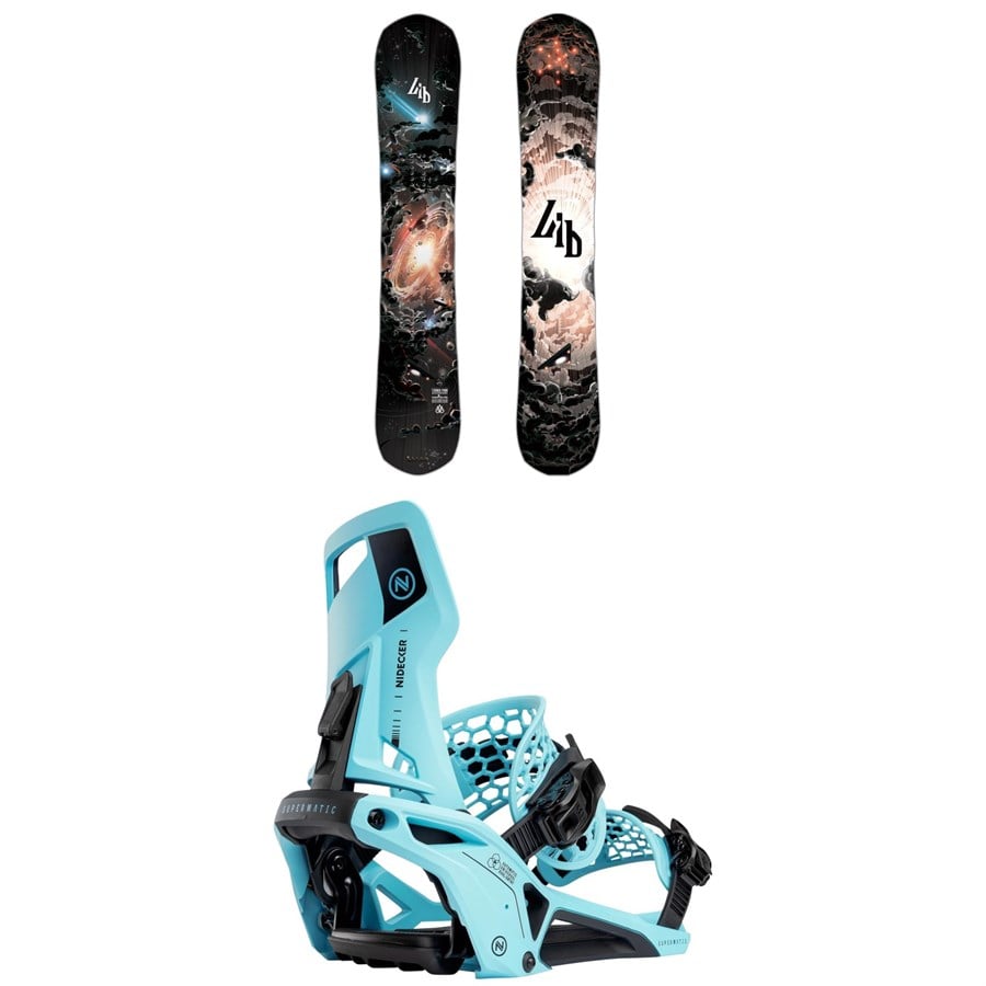 Lib Tech T. Rice Pro Snowboard + Nidecker Supermatic Snowboard Bindings 2025
