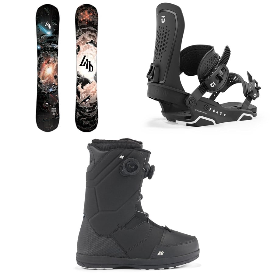 Lib Tech T. Rice Pro Snowboard + Union Force Snowboard Bindings + K2 Maysis Snowboard Boots 2025