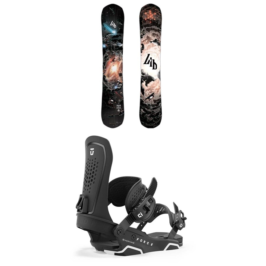 Lib Tech T. Rice Pro Snowboard + Union Force Snowboard Bindings 2025
