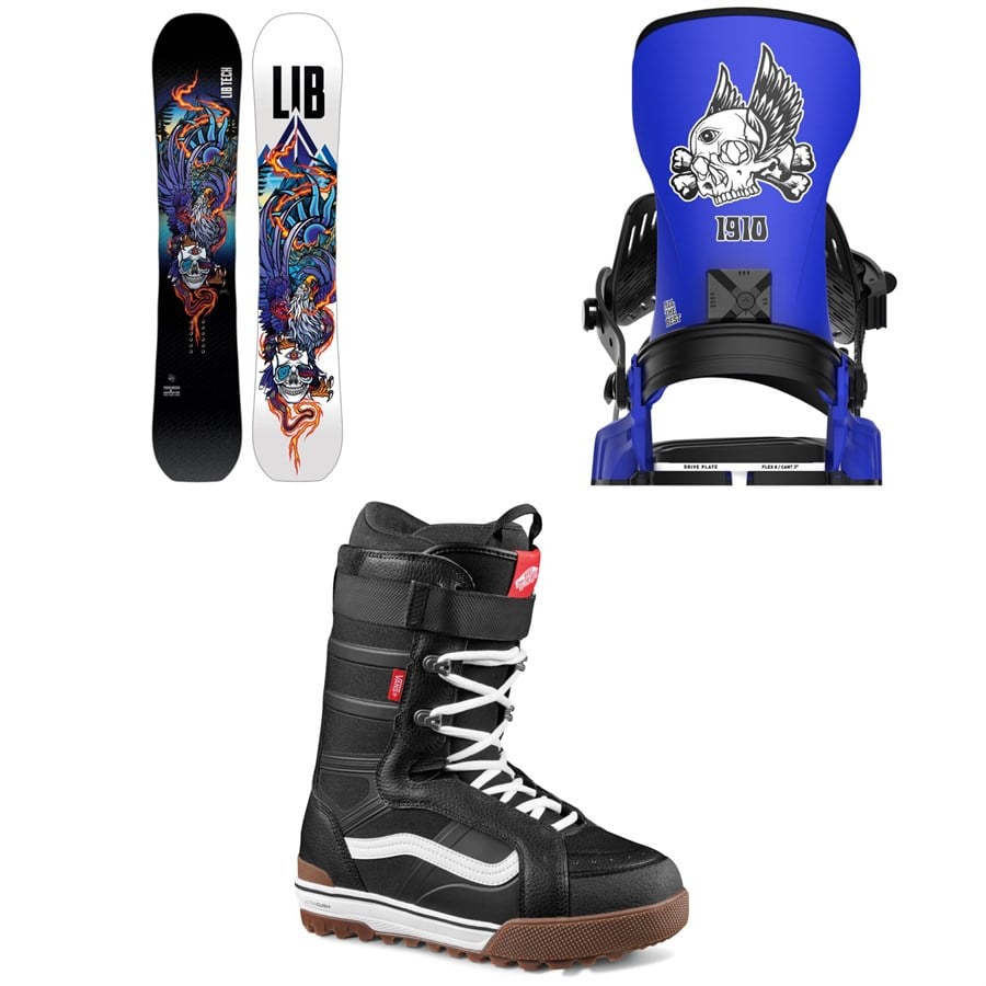 Lib Tech Terrain Wrecker C2X Snowboard + Bent Metal Transfer Snowboard Bindings + Vans Hi-Standard Pro Snowboard Boots 2026