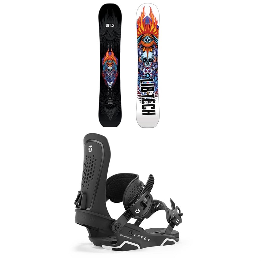Lib Tech Terrain Wrecker C2X Snowboard + Union Force Snowboard Bindings 2025