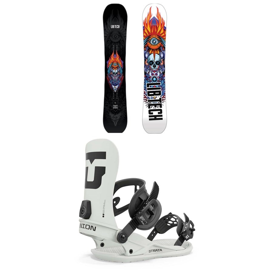 Lib Tech Terrain Wrecker C2X Snowboard + Union Strata Snowboard Bindings 2025