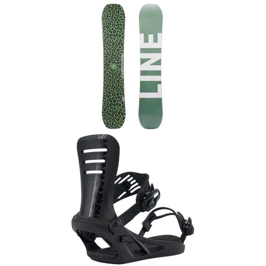 Line Skis Lateral Snowboard + K2 Formula Snowboard Bindings 2025