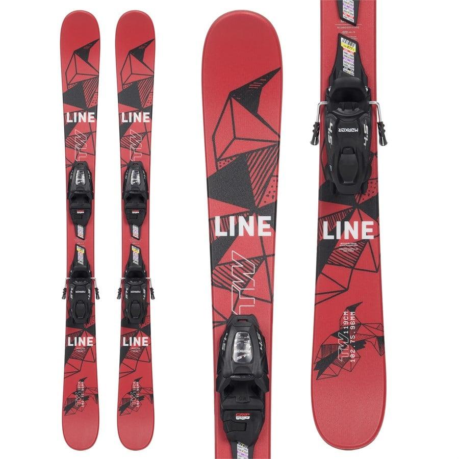 Line Skis Wallisch Shorty Skis + FDT 4.5 Bindings - Kids' 2025