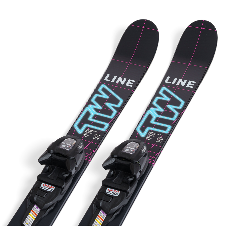 Line Skis Wallisch Shorty Skis + FTD 7.0 Bindings - Boys' 2023