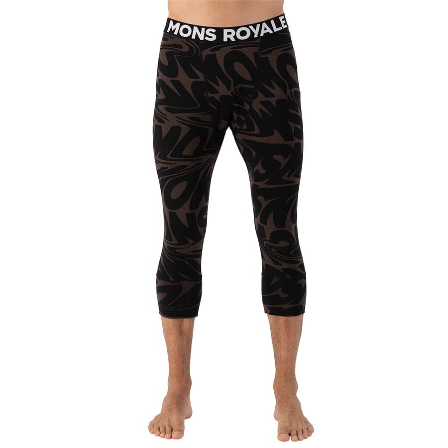 Mons Royale MONS ROYALE Cascade Merino Flex 200 3/4 Leggings - Men's