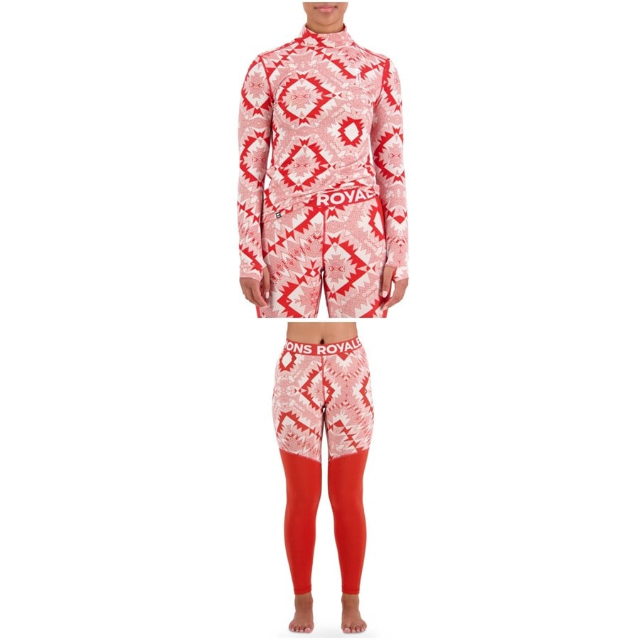 Mons Royale MONS ROYALE Cascade Mock Neck Top + Leggings - Women's 2023